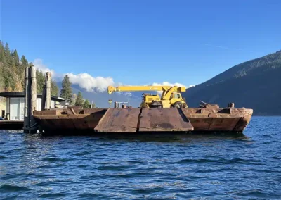 1901 CPR No.1 Flat Barge Front 1