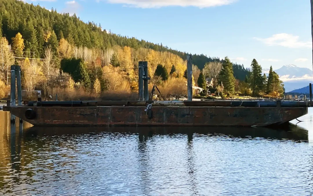 1951 CPR Flat Barge No.7