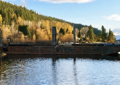 1951 CPR Flat Barge No.7