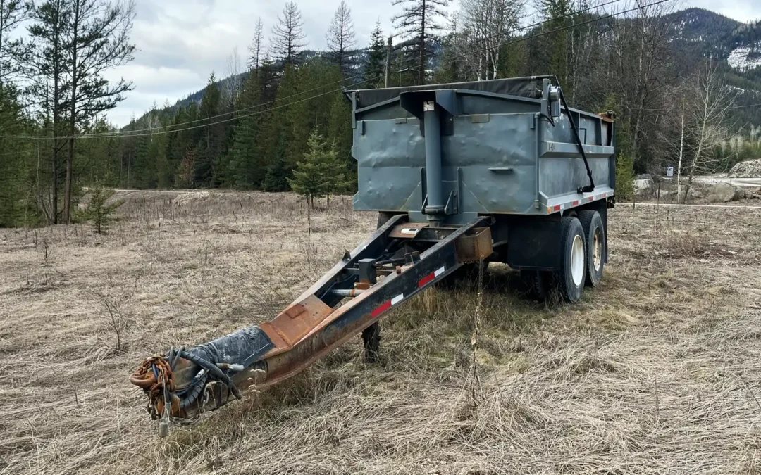 PRICE REDUCED  1980 Neil’s Tandem Dump Pup Trailer