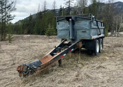 PRICE REDUCED  1980 Neil’s Tandem Dump Pup Trailer