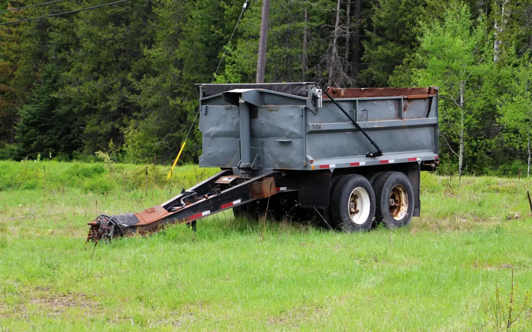PRICE REDUCED  1980 Neil’s Tandem Dump Pup Trailer