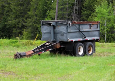 PRICE REDUCED  1980 Neil’s Tandem Dump Pup Trailer
