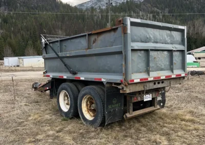 1980 Neils Tandem Dump Pup Trailer Rear 2