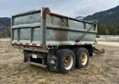 1980 Neils Tandem Dump Pup Trailer Rear 3