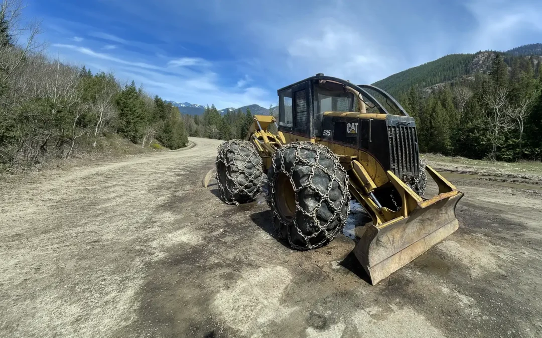 1995 Cat 525 Grapple Skidder