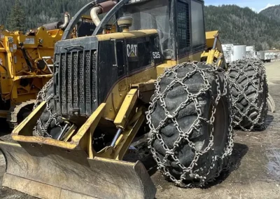 1995 Cat 525 Grapple Skidder Front 2