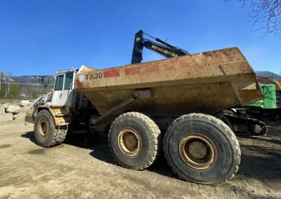 2000 Terex TA30 Articulated Rock Truck Rear 1
