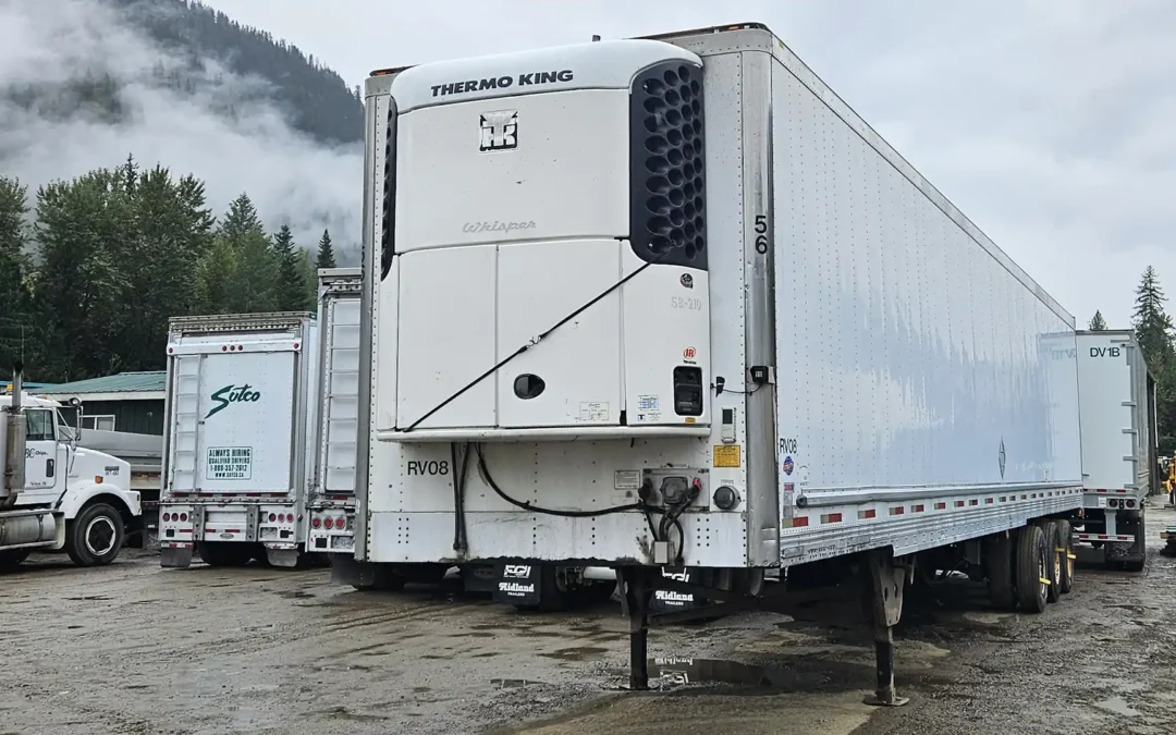 2007 53′ Utility Van Reefer Tridem Trailer