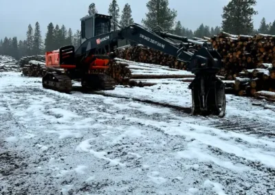 2007 Hitachi ZX200LC Log Loader Front 2