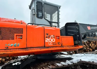 2007 Hitachi ZX200LC Log Loader Side 3