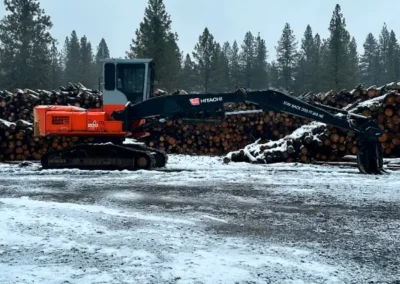 2007 Hitachi ZX200LC Log Loader Side 1