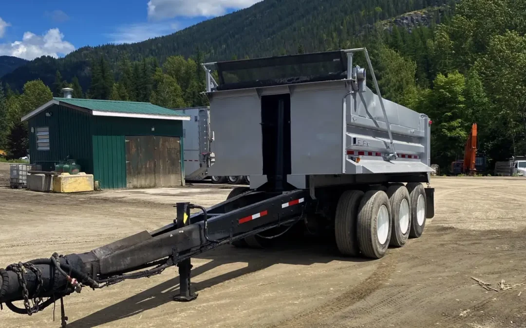 2007 Load Max Tridem Dump Pup Trailer