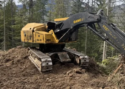 2011 Tigercat 870C Feller Buncher Front 1