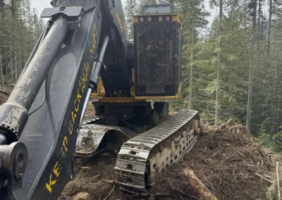 2011 Tigercat 870C Feller Buncher Front 2