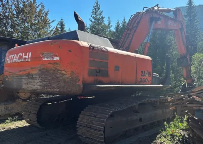 2012 Hitachi ZX350LC-5N Track Excavator Back 1