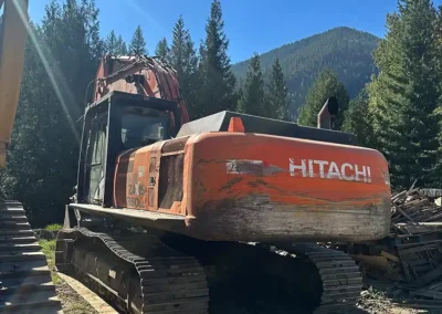 2012 Hitachi ZX350LC-5N Track Excavator Back 2