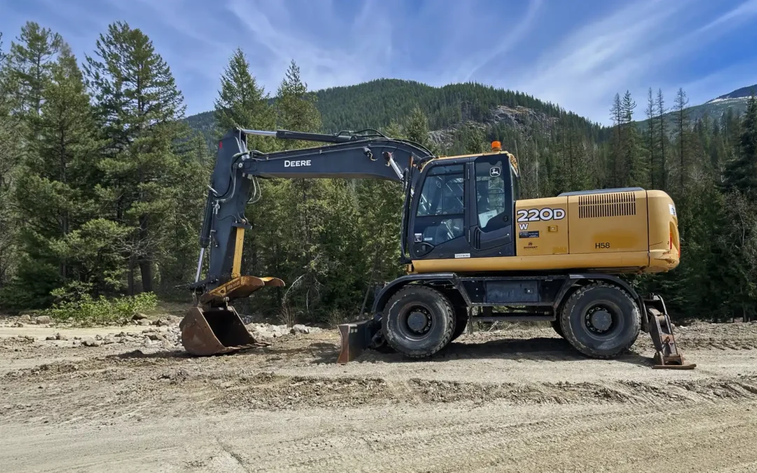 2012 John Deere 220DW Wheeled Excavator