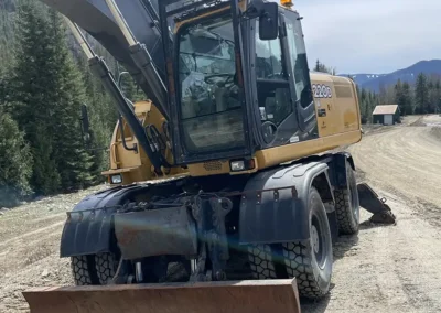 2012 John Deere 220DW Wheeled Excavator Front 1