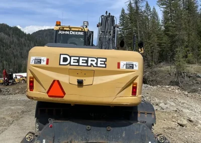 2012 John Deere 220DW Wheeled Excavator Rear 1