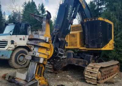 2012 Tigercat LX830C Feller Buncher Front 3