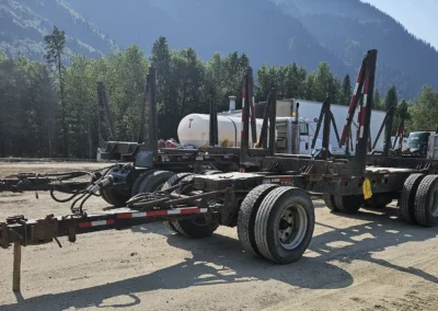 2015 Magnum Triaxle Logging Trailer
