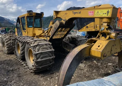 2015 Tigercat 615C Grapple Skidder Back 1