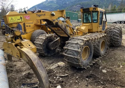 2015 Tigercat 615C Grapple Skidder Back 2