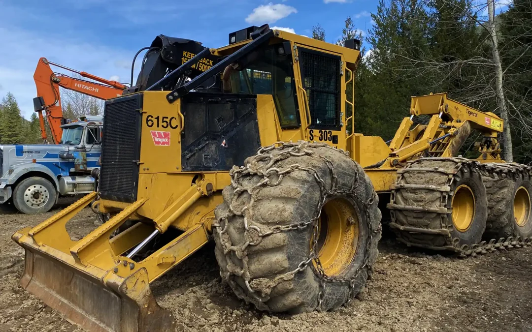 PRICE REDUCED  2015 Tigercat 615C Grapple Skidder