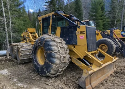 2015 Tigercat 615C Grapple Skidder Front 1