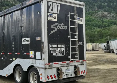 2017 Fericar Super B Chip Bulk Trailer Pup Rear 1