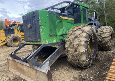 2017 John Deere 848L Grapple Skidder Front 2