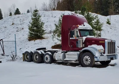 2020 Peterbilt 367 Daycab with Drop Axle Highway Truck 1