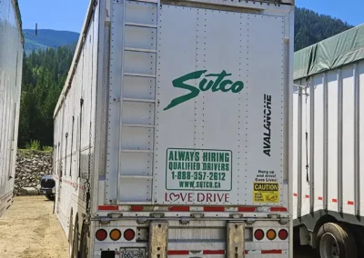 2022 Tycrop Avalanche Tridem Chip Bulk Trailer Rear 1