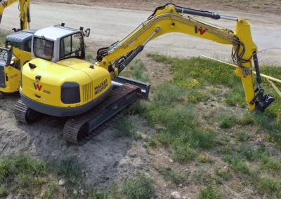 Wacker Neuson ET145 Excavator Rear 1
