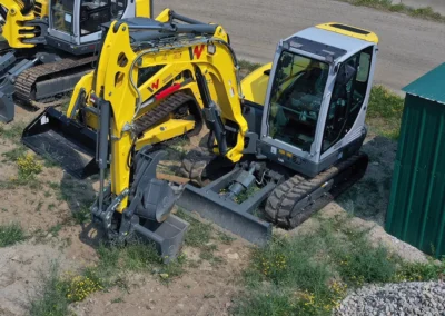 Wacker Neuson ET65 Mini Excavator Front 2