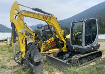 Wacker Neuson ET65 Mini Excavator Side 1